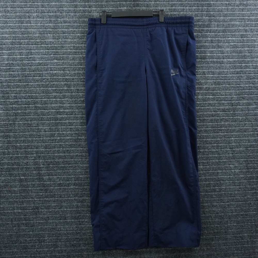 Nike Baggy Track Pants Mens Small Navy Blue Vintage Y2K Mesh Lined Sportswear‎